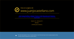 Desktop Screenshot of juanjocastellano.com